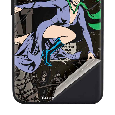 DC Comics Catwoman Vintage Action Pose Pattern Google Pixel 4a Skin